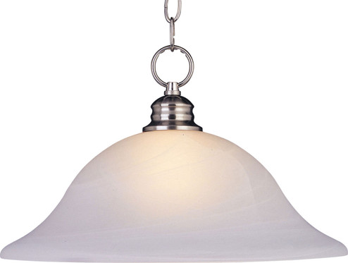 Essentials - 9106x One Light Pendant in Satin Nickel (16|91076MRSN)