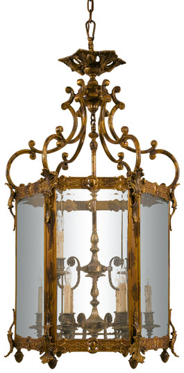 Metropolitan Nine Light Foyer Pendant in Oxide Brass (29|N2345)