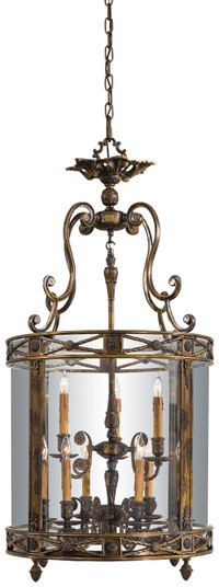Metropolitan Nine Light Foyer Pendant in Oxide Brass (29|N3906)