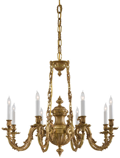 Metropolitan Family Eight Light Chandelier in Classic Brass (29|N700408)