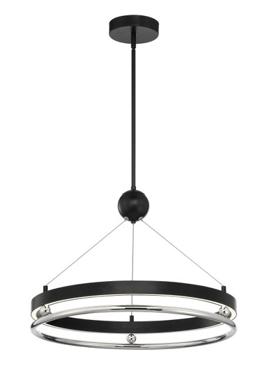 Grande Illusion LED Pendant in Coal w/Polished Nickel (29|N7993-572-L) Grande Illusion LED Pendant in Coal w/Polished Nickel (29|N7993-572-L)