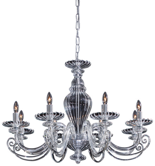 Metropolitan Eight Light Chandelier in Chrome (29|N9168)