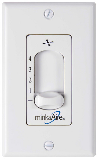 Minka Aire 4 Speed Wall Control in White (15|WC116)