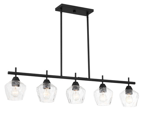 Camrin Five Light Island Pendant in Coal (7|2174-66A)