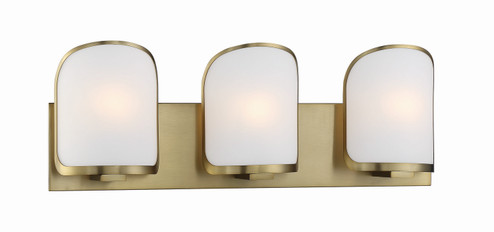 Bishop Crossing Bath Three Light Bath in Soft Brass (7|2453-695)