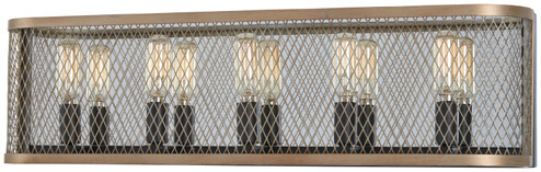 Marsden Commons Five Light Bath in Smoked Iron w/Aged Gold (7|4685-107)