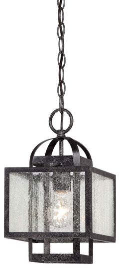 Camden Square One Light Mini Pendant in Aged Charcoal (7|4879-283)