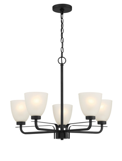 Kaitlen Five Light Chandelier in Coal (7|4885-66A)