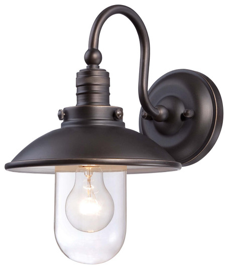 Downtown Edison One Light Wall Mount in Oil Rubbed Bronze w/Gold Highlights (7|71163-143C)