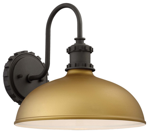 Escudilla One Light Outdoor Wall Mount in Painted Honey Gold (7|71251-663)