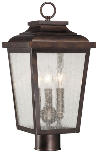 Irvington Manor Three Light Post Mount in Chelesa Bronze (7|72176-189)