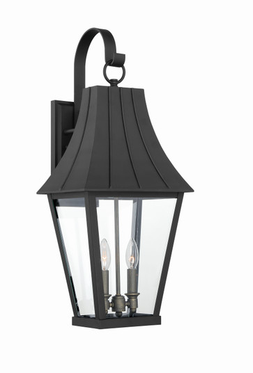 Chateau Grande Two Light Outdoor Lantern in Coal W/Gold (7|72782-66G)