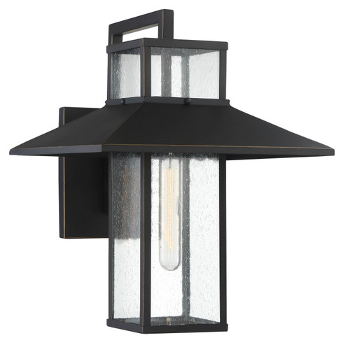 Danforth Park One Light Outdoor Wall Mount in Oil Rubbed Bronze W/ Gold High (7|73151-143C)