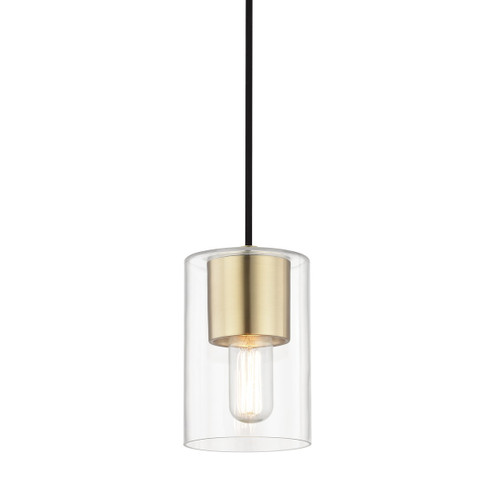 Lula One Light Pendant in Aged Brass (428|H135701-AGB)