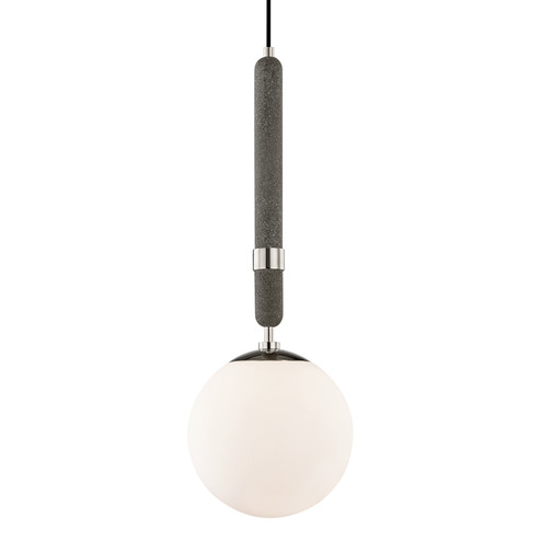 Brielle One Light Pendant in Polished Nickel (428|H289701L-PN)