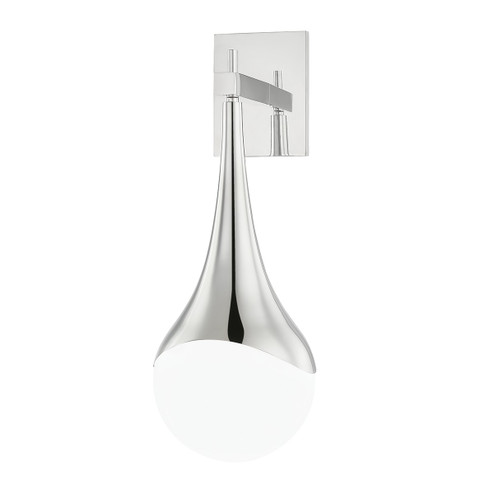 Ariana One Light Wall Sconce in Polished Nickel (428|H375101-PN)