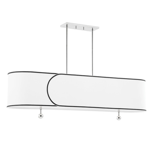 Zara Five Light Linear in Polished Nickel (428|H381905-PN)