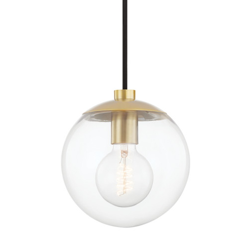 Meadow One Light Pendant in Aged Brass (428|H503701-AGB)