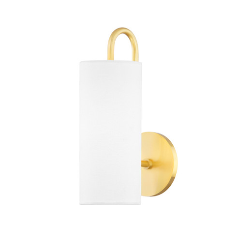 Freda One Light Wall Sconce in Aged Brass (428|H517101-AGB)