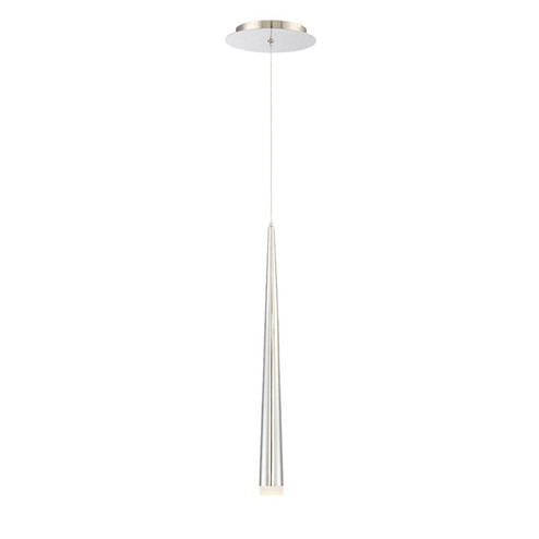 Cascade LED Mini Pendant in Polished Nickel (281|PD-41819-PN)