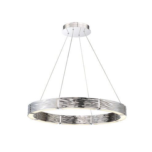 Zelda LED Chandelier in Polished Nickel (281|PD-56729-PN)