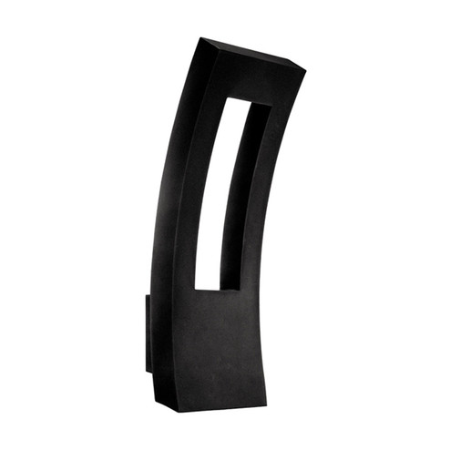 Dawn LED Outdoor Wall Sconce in Black (281|WS-W2223-BK)
