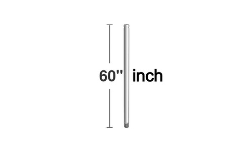 Universal Downrod Downrod in Polished Nickel (71|DR60PN)