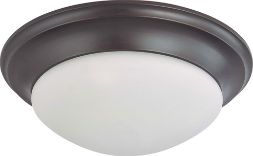 Close to Ceiling Mahogany Bronze Three Light Flush Mount in Mahogany Bronze (72|60-3177)