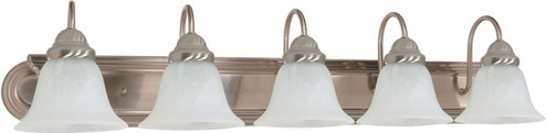 Ballerina Five Light Vanity in Brushed Nickel (72|60-323)