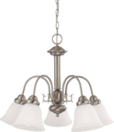 Ballerina Five Light Chandelier in Brushed Nickel (72|60-3240)