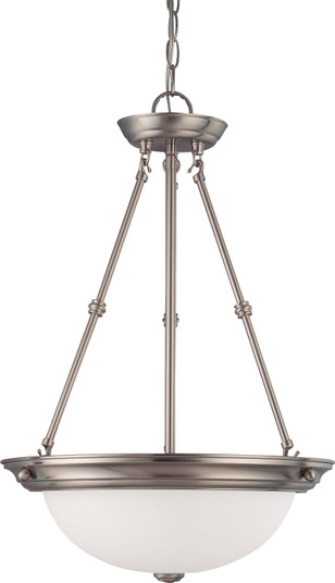 Pendants Brushed Nickel Three Light Pendant in Brushed Nickel (72|60-3247)