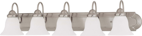 Ballerina Five Light Vanity in Brushed Nickel (72|60-3282)