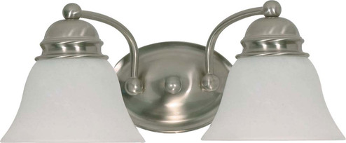 Empire Two Light Vanity in Brushed Nickel (72|60-341)