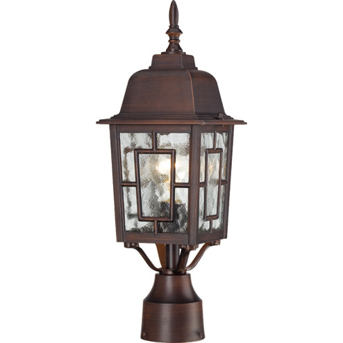 Banyan One Light Post Lantern in Rustic Bronze (72|60-4928)