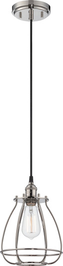 Vintage One Light Pendant in Polished Nickel (72|60-5401)