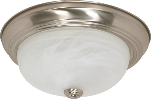 Two Light Flush Mount in Brushed Nickel (72|60-6001)