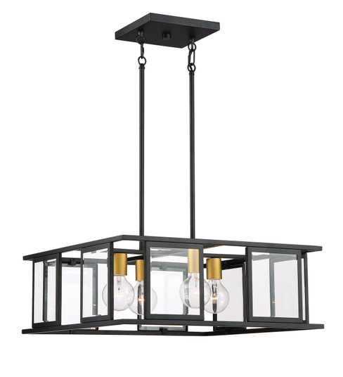 Payne Four Light Pendant in Midnight Bronze (72|60-6414)