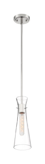 Bahari One Light Mini Pendant in Polished Nickel (72|60-6868)