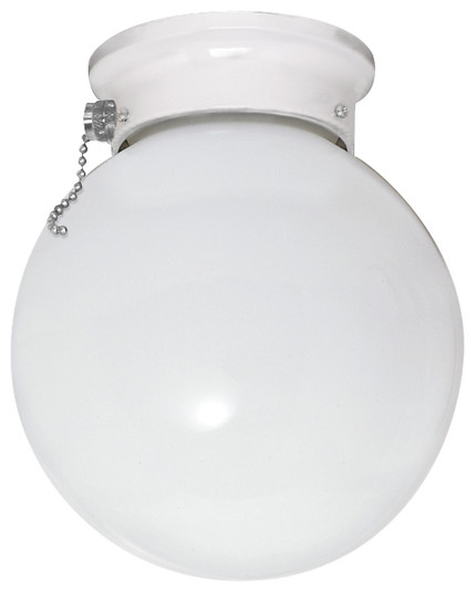 One Light Flush Mount in White (72|60-712)