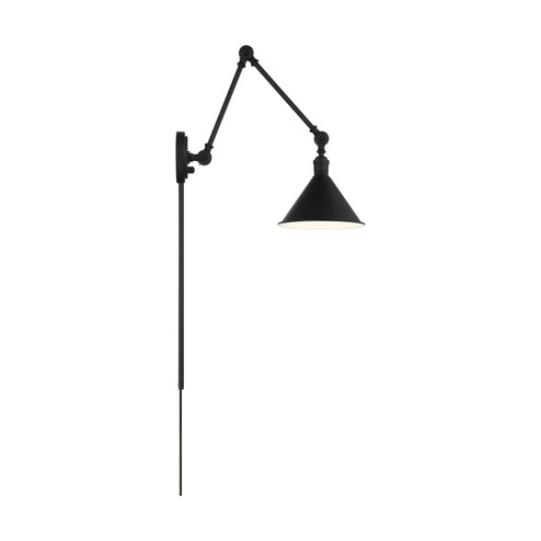 Delancey One Light Swing Arm Wall Lamp in Matte Black (72|60-7363)