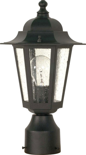 Cornerstone One Light Post Lantern in Textured Black (72|60-996)