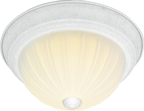 Two Light Flush Mount in Textured White (72|SF76-125)