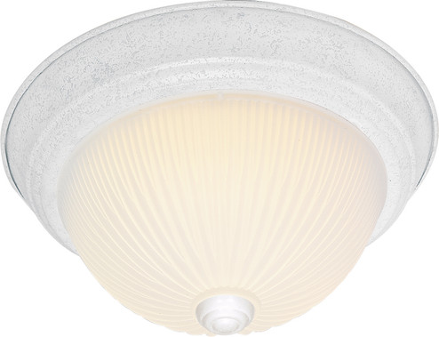 Two Light Flush Mount in Textured White (72|SF76-131)