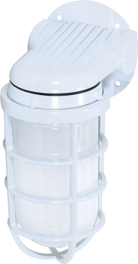 One Light Wall Lantern in White (72|SF76-615)