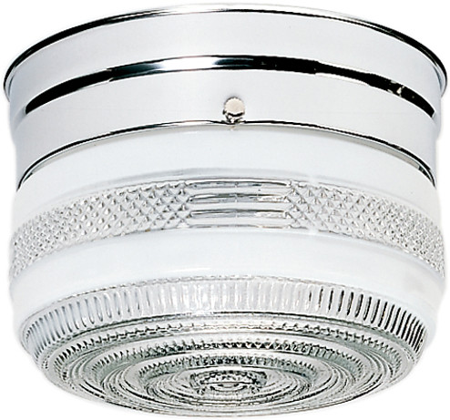 One Light Flush Mount in Polished Chrome (72|SF77-100)