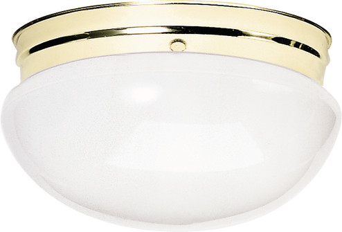 Two Light Flush Mount in Polished Brass (72|SF77-986)