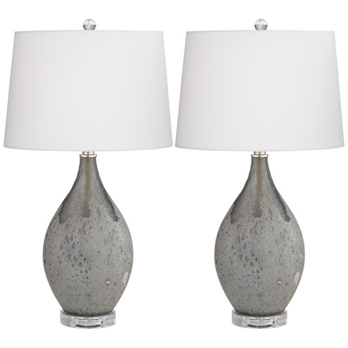 Volcanic Shimmer - Set Of 2 Table Lamp set of 2 in Smoke Grey (24|32F01)