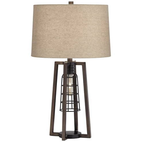 Julian Two Light Table Lamp in Antique Nickel (24|45H17)