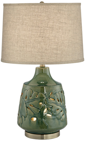 Green Leaves Table Lamp in Green (24|58M33)