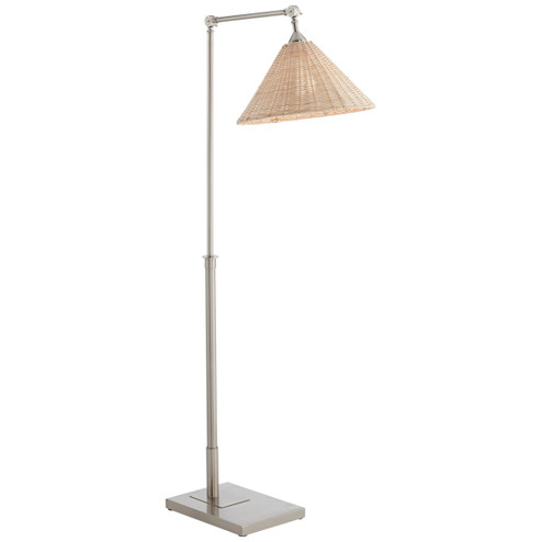 West Palm Floor Lamp in Brushed Nickel/Brushed Steel (24|81H64)